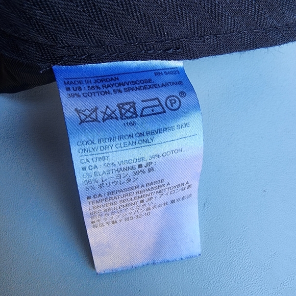 Banana Republic Size 6 Sloan Curvy Fit Slim Mid Waist Ankle Pant Trouser Black - Picture 8 of 12